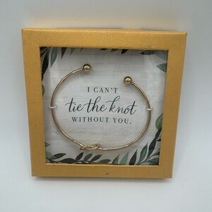 Gold Bracelet in Decorative Frame